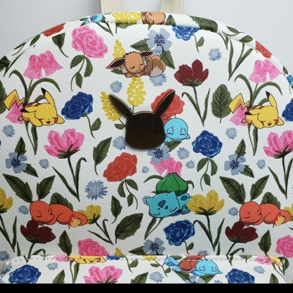 NWT Pokemon Floral Mini Backpack set main image 7
